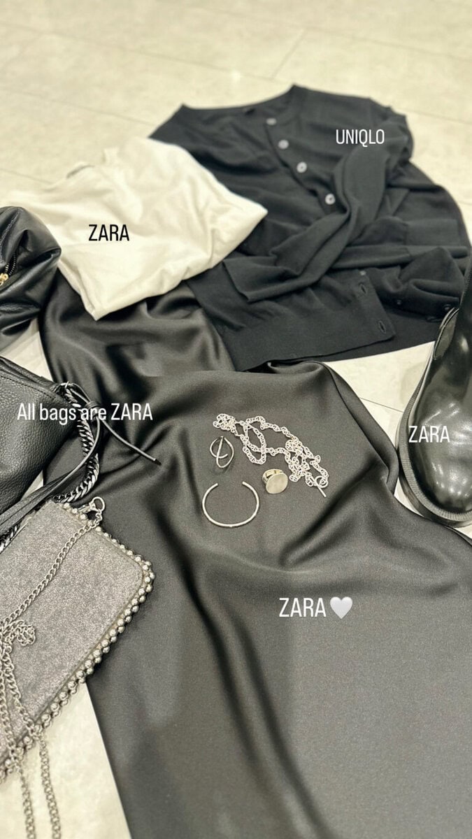 ZARA、ユニクロを使った今回のコーデ