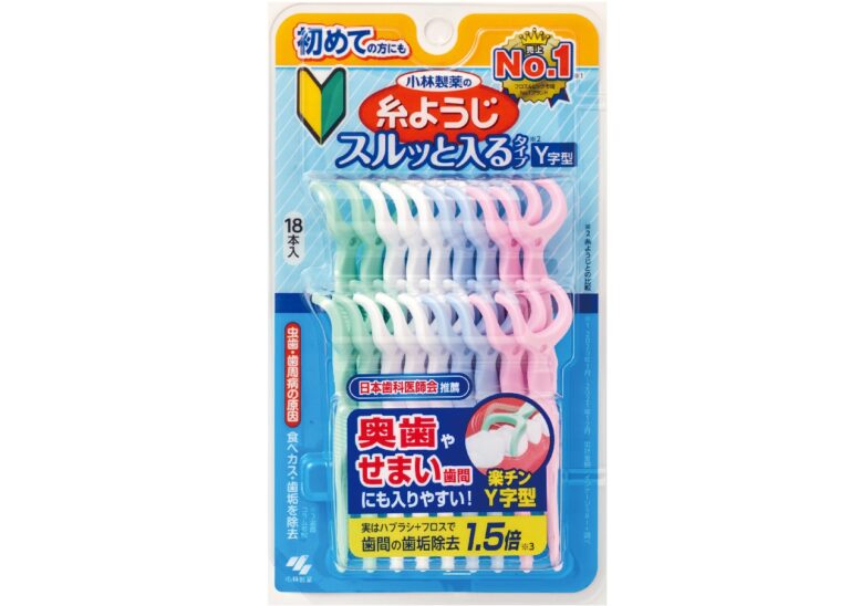 糸ようじ スルッと入るタイプ  Ｙ字型 18本 ／小林製薬