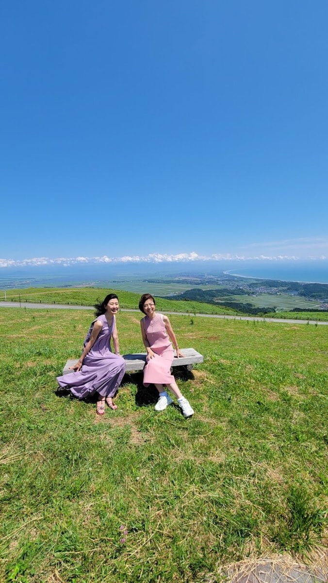 寒風山の風景