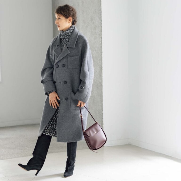 60代ファッション】スタイリスト・坂本久仁子さんが考えるPコートの