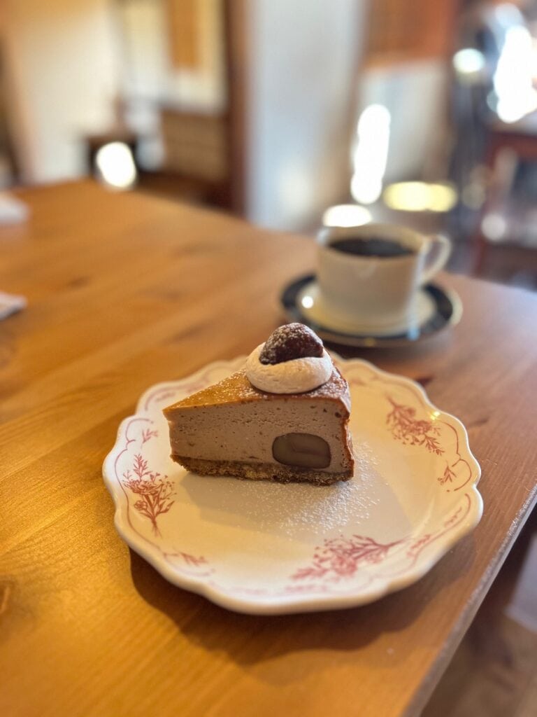 栗のケーキ