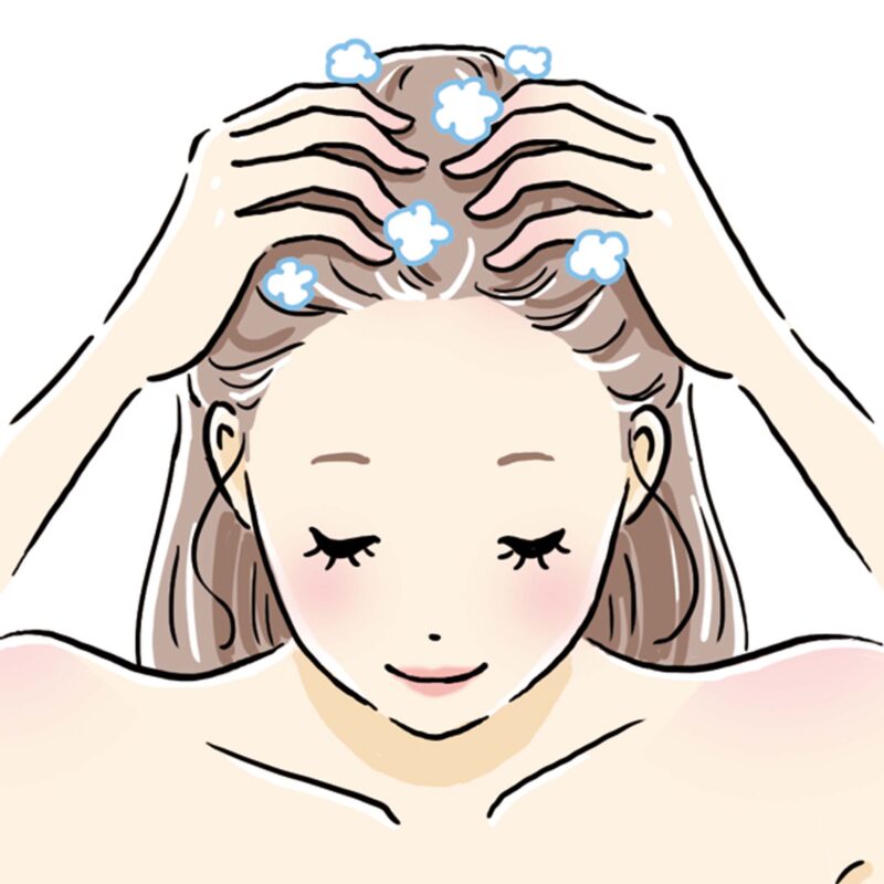 【60代ヘアケア】60代が美髪を育てるのに大切なのは？シャンプー時に行えて簡単！むくんだ頭皮を巡らせる頭皮ドレナージュ