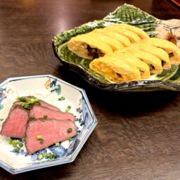 老鰻亭 魚関　う巻き　飛騨牛のたたき