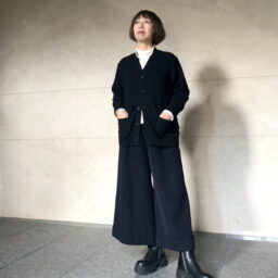 ラムVネックカーディガン（メンズ）69 NAVY