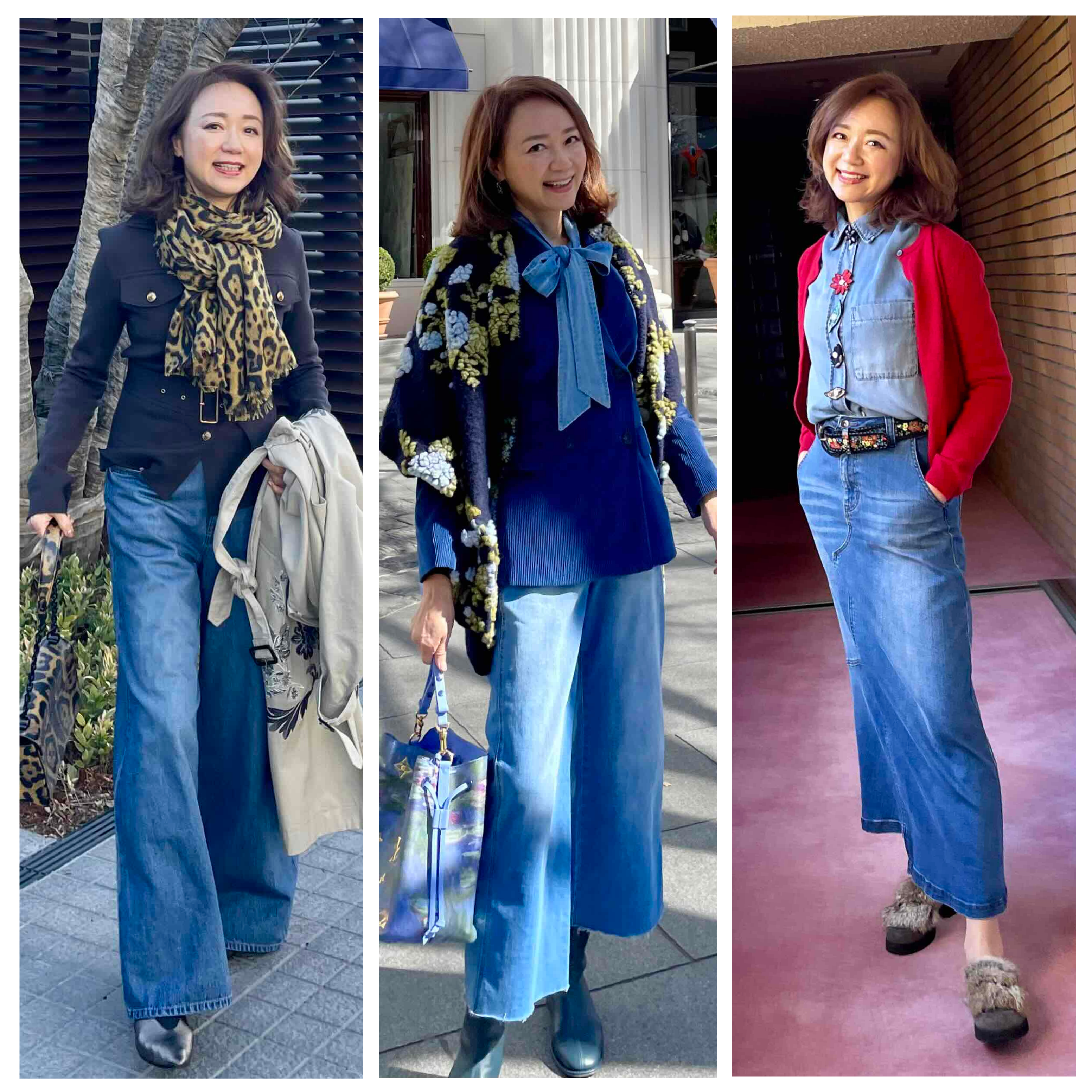 画像一覧）【60代ファッション】この春着るならデニム！「ジャケットで