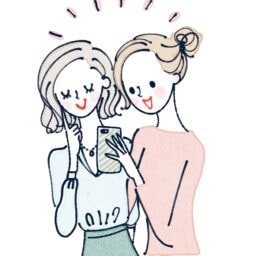 スマホ女性