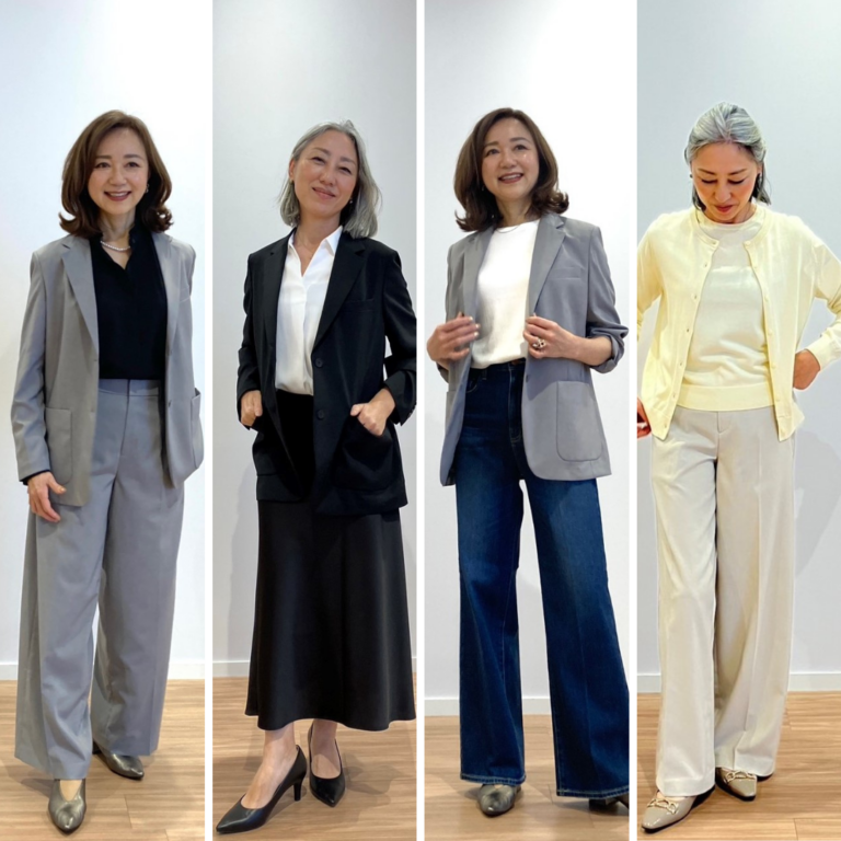 感動ジャケットリラックスフィット & ワイドパンツ XLセット 60代ファッション】「ユニクロ」で発見！特別な日にも普段着にも