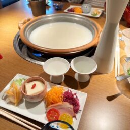 鍋と日本酒