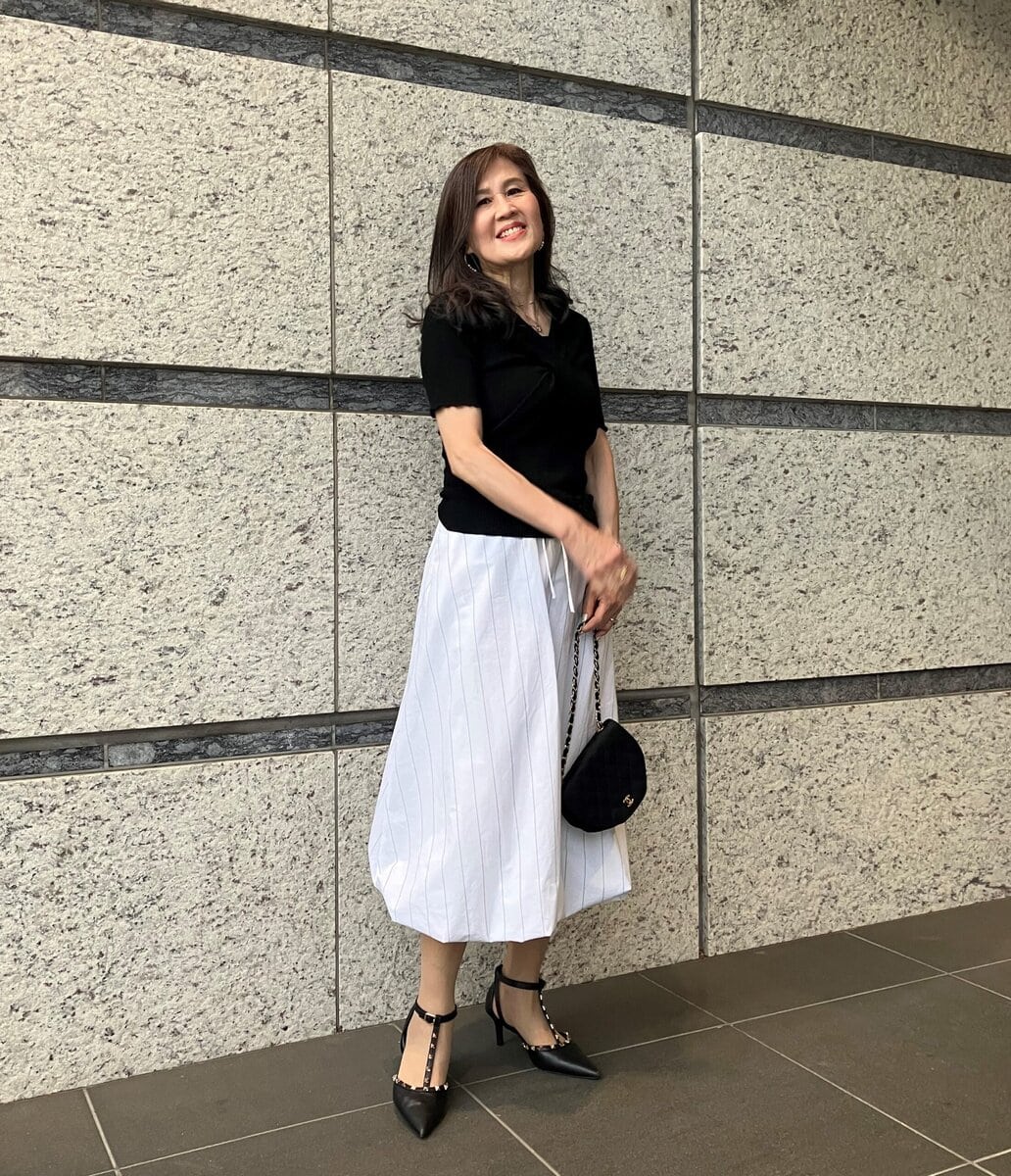 60代お手本スナップ】「ZARA」でゲットした流行のバルーン