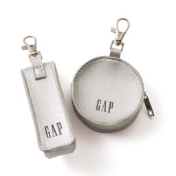 『素敵なあの人』2025年8月号特別付録「GAP」コラボ「ミニポーチつきスマホショルダーバッグ」のリップポーチとマルチポーチ