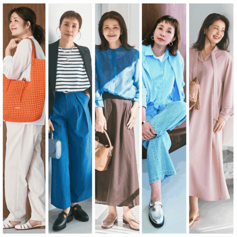 【第3位】【60代ファッション】60代が心躍るカラー服で春のおしゃれを底上げ！【春のカラーアイテムの取り入れ方教えます！】