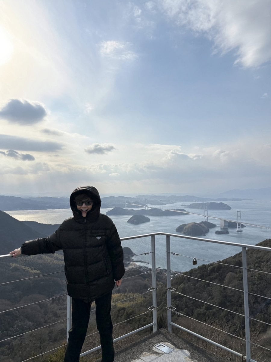またある日は亀老山展望公園へ