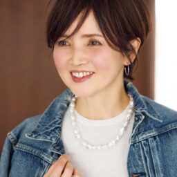 『素敵なあの人』2025年7月号付録　タバサコラボ　バロックパール調チェーンアクセサリー