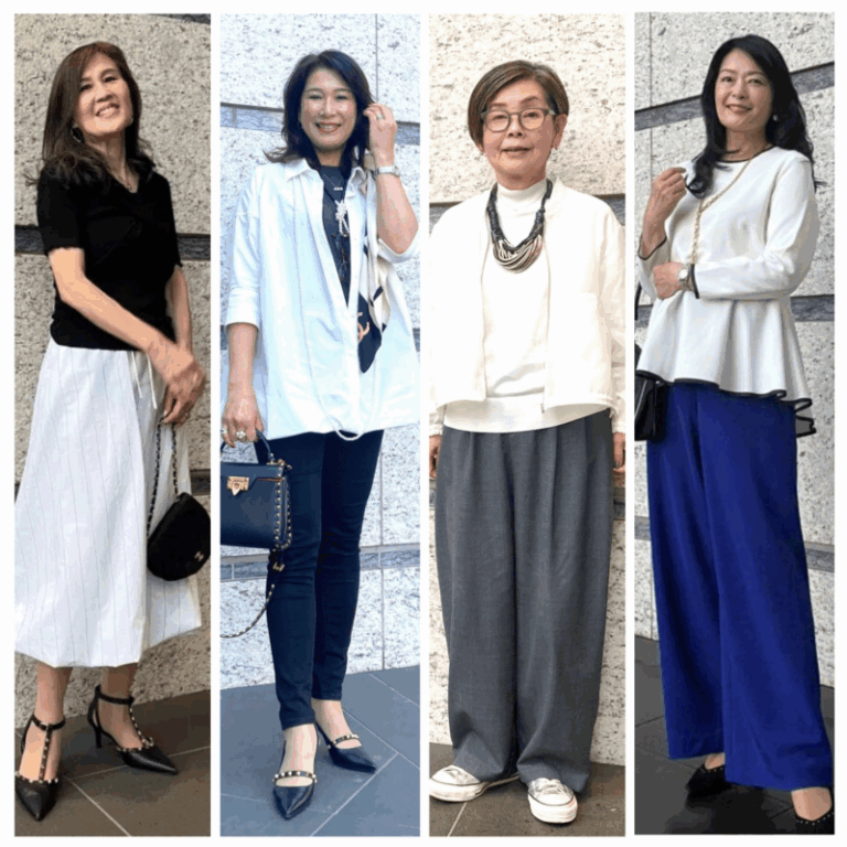 【第4位】【60代お手本スナップ】春は「白」を効かせて着映える！おしゃれを底上げするホワイトコーデ4選