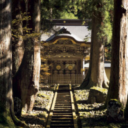 皇室や新しい住職を迎える際に開かれる「唐門」。／大本山永平寺提供