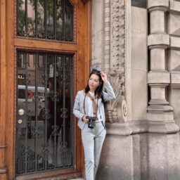 Jacket & Pants … Theory T-Shirts … AURALEE Shoes … ZARA