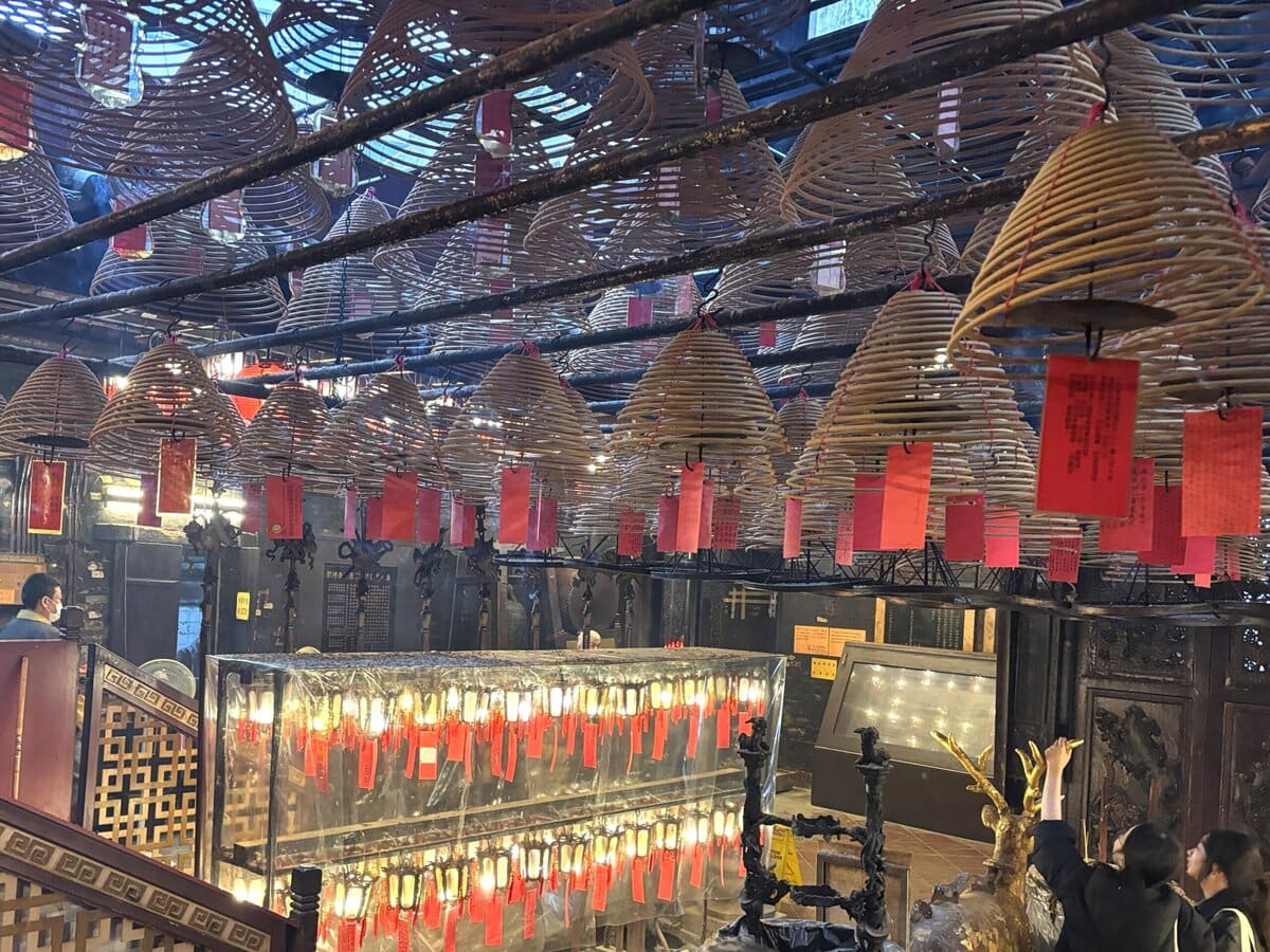 香港　文武廟　内観
