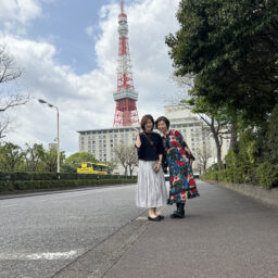 60年を超えて、エントランスの変わらぬ景色にほっとします