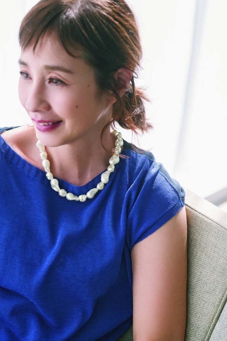 『素敵なあの人』2025年7月号　バロックパール調チェーンアクセサリー