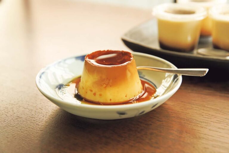 岡本屋　地獄蒸しプリン