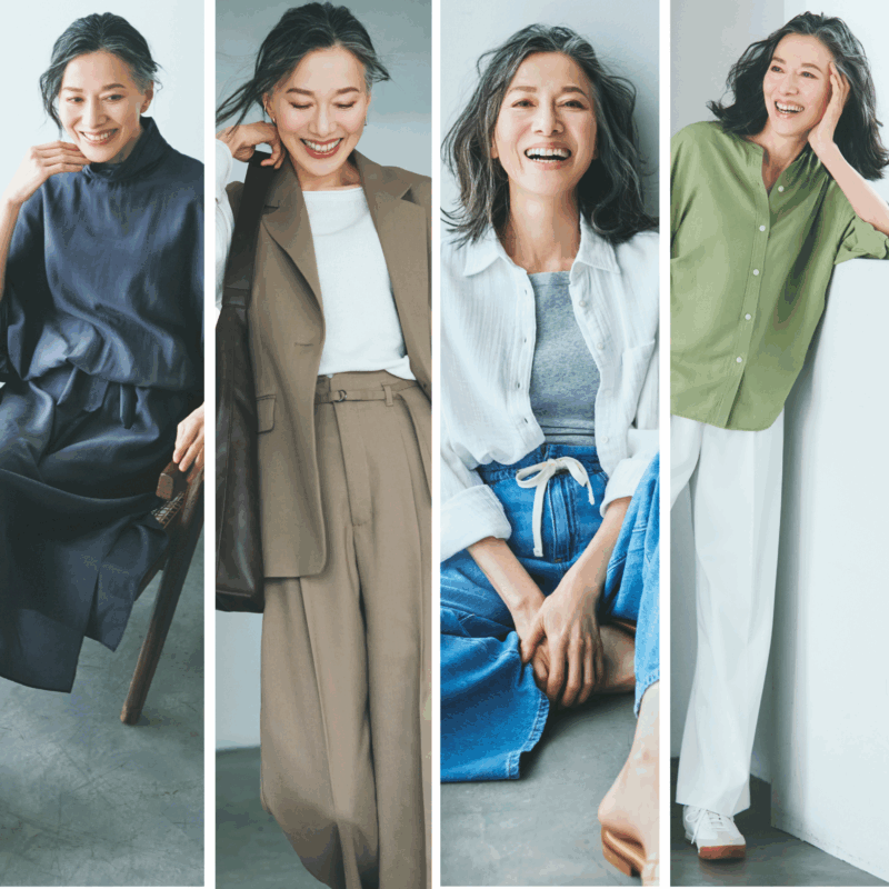 【60代のコスパ服】60代がいまっぽいおしゃれを楽しむなら「ZARA」「ユニクロ」「GU」「GAP」へ！コスパよくトレンドを楽しむコーデ4選【地曳いく子さんセレクト】