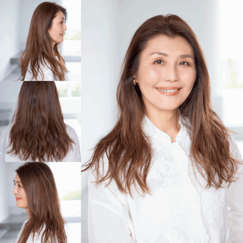 【60代髪型】脱・昭和な巻き髪！ラフな雰囲気が今っぽい「ゆる巻きロング」の作り方を美容のプロに教わりました！