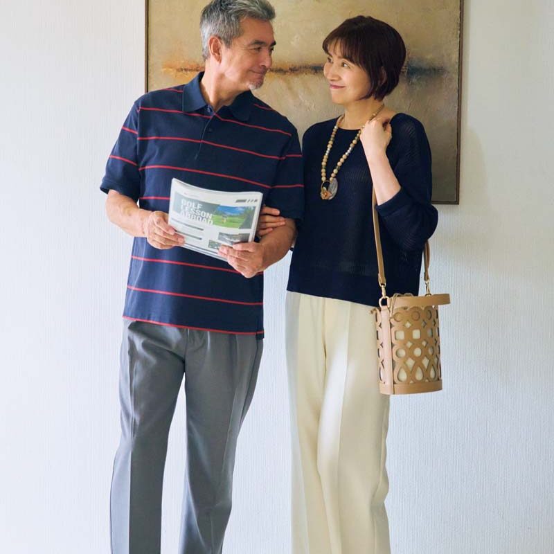 【60代ファッション】夏は「白×ネイビー」で決まり！ 大人に欠かせない清潔感と上品さをまとう涼やかスタイル【60代初夏の着まわし3weeks・Day12】