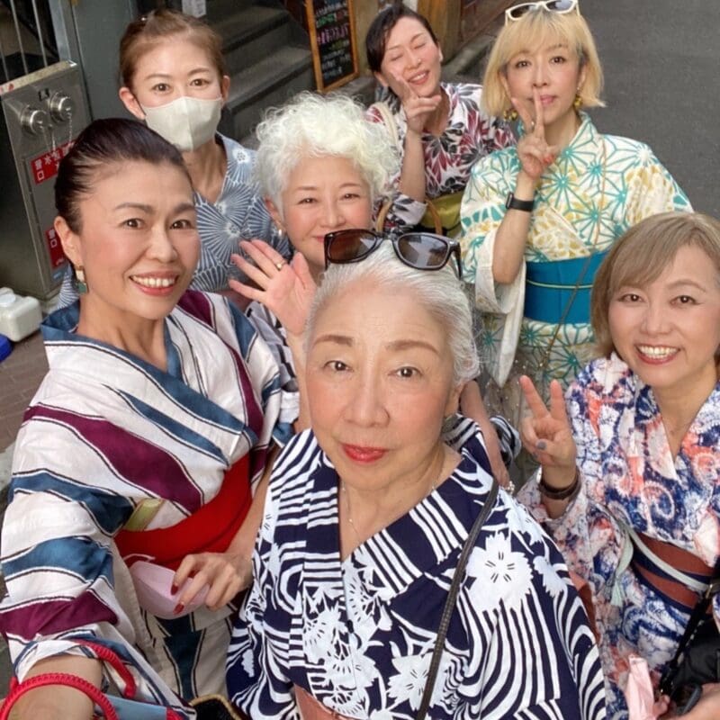【60代ファッション】浴衣を楽しむ夏が来た！目に涼しい浴衣コーデを日常に！