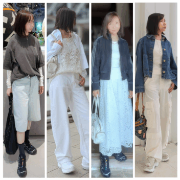 【60代ファッション】暑い日に着こなしたい！「ZARA」「H&M」の見た目も涼しげな白ボトムスで爽やか夏コーデ4選♪