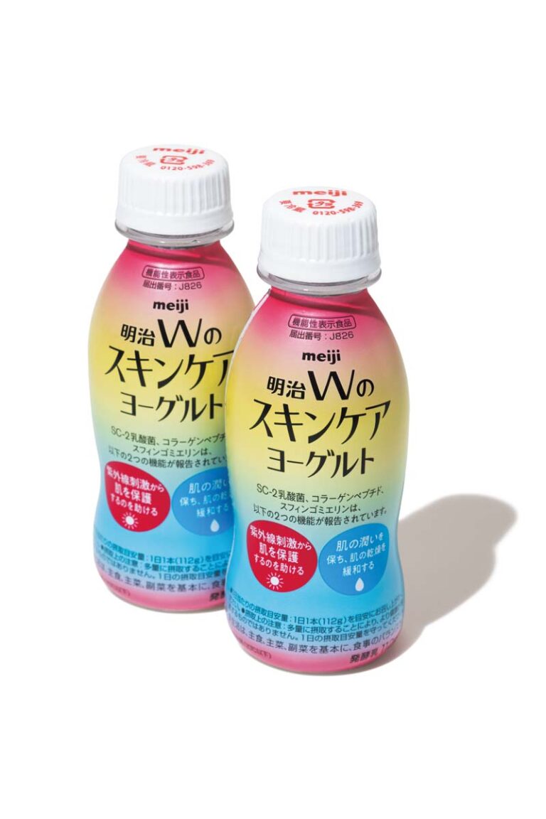 明治Wのスキンケアヨーグルト 112g  1本¥156／明治
