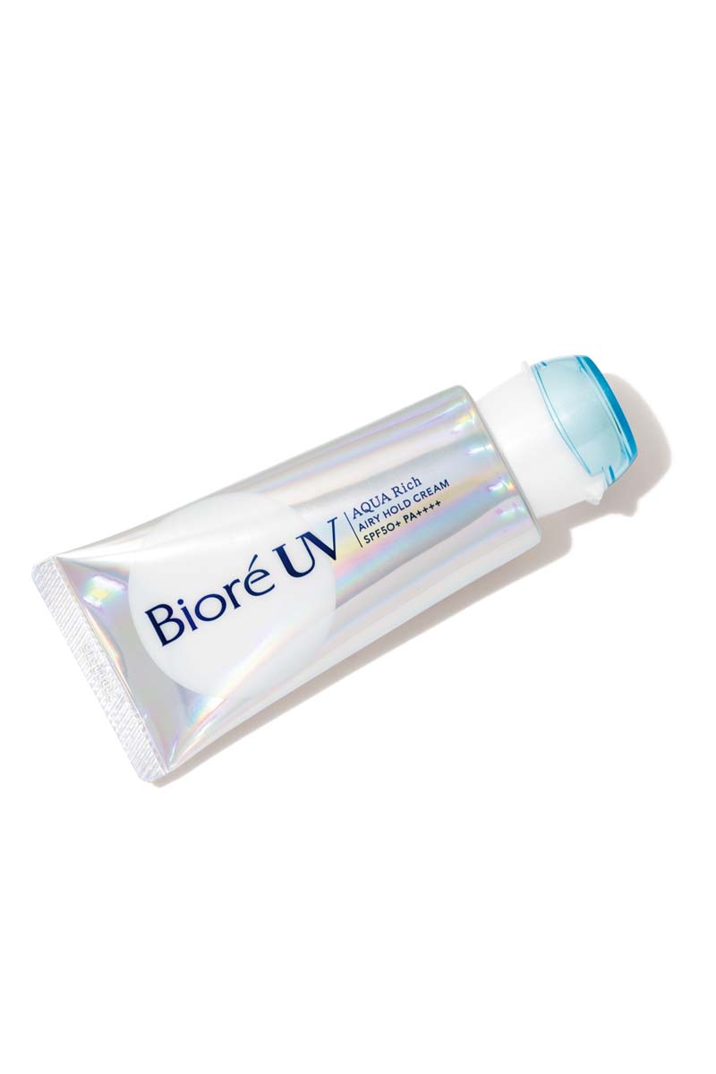 ビオレUV アクアリッチ エアリーホールドクリーム SPF50+・PA++++ 70g ¥1,430（編集部調べ・店舗限定発売）／花王