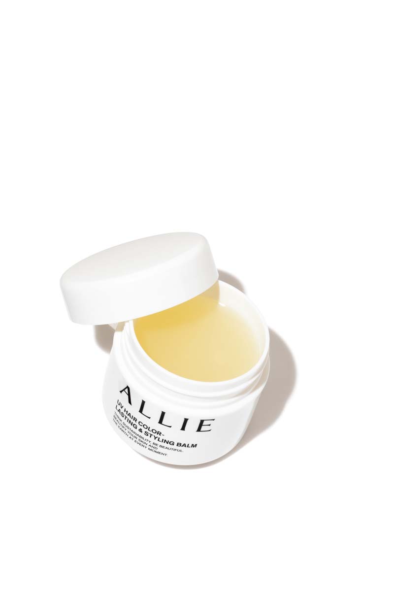 アリィー クロノビューティ UV ヘアカラーラスティング＆スタイリング バーム SPF50+・PA++++ 35g ¥2,750 （編集部調べ）／カネボウ化粧品