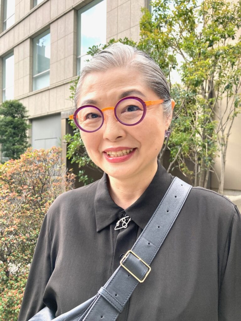 国立のセレクトショップで購入したメガネ