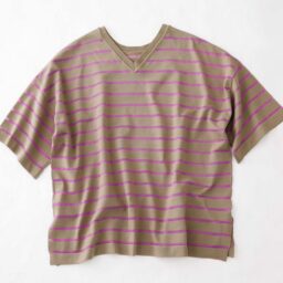 2ウェイ ウインド タフ ボーダーニット¥18,700／レリル（マイク・グレー）