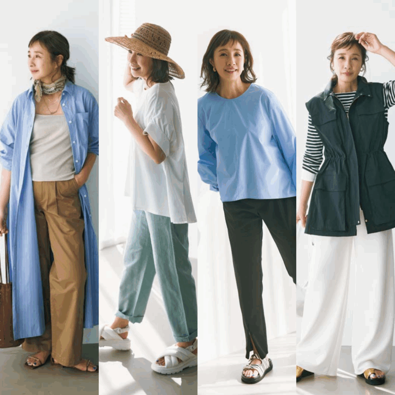 【60代ファッション】楽ちんケア服から体形カバー服、着まわし力抜群のアイテムまで。お値段以上に活躍する“大人のコスパ服”を一挙にご紹介！