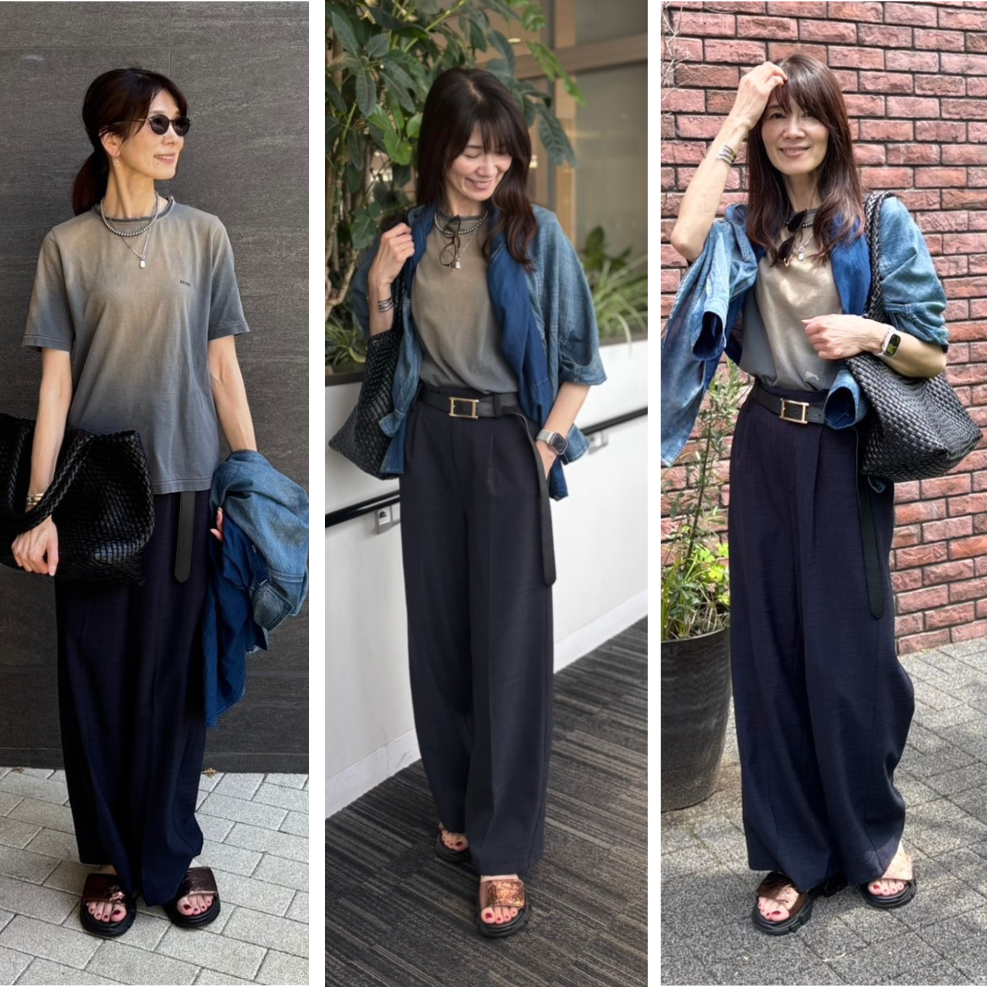BELPER(ベルパー) のブリーチTシャツコーデ