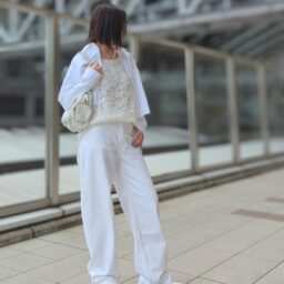 夏と言えば白デニム（H＆M）