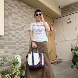 「H&M」Tシャツコーデ