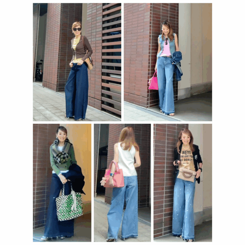 【60代ファッション】とことんデニムを着まわしたい！夏のデニムコーデスタイル＆貼るだけ簡単リメイク