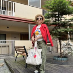 「H&M」Tシャツコーデ