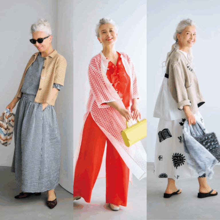 【第5位】【60代ファッション】大人が柄物を品よく取り入れるには？ 初夏にぴったりの柄物コーデを結城アンナさんが披露！