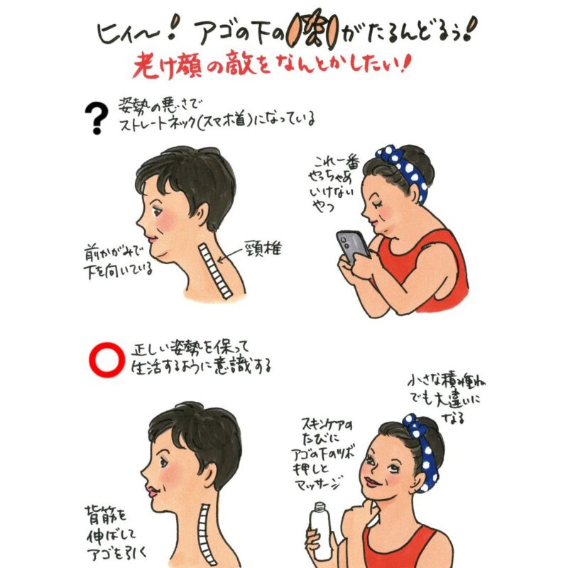 「顔のたるみ」対策！老け顔の敵をなんとかする方法とは？【石川三千花さん・エッセイ】