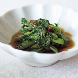 副菜　クレソンのしょうゆ漬け