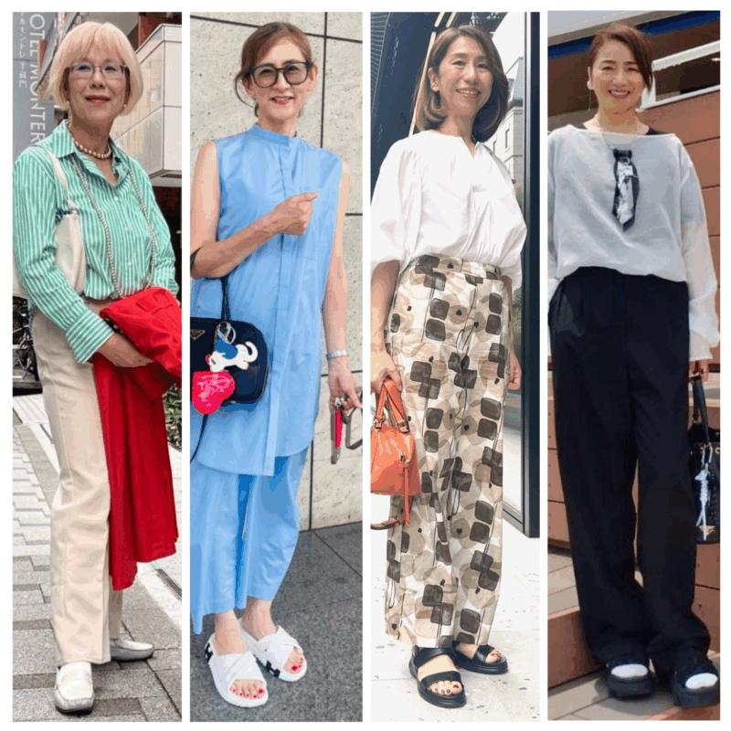 【第2位】【60代ファッション】夏は白＆カラーを効かせて爽やかに！素敵世代の涼やかコーデ4選