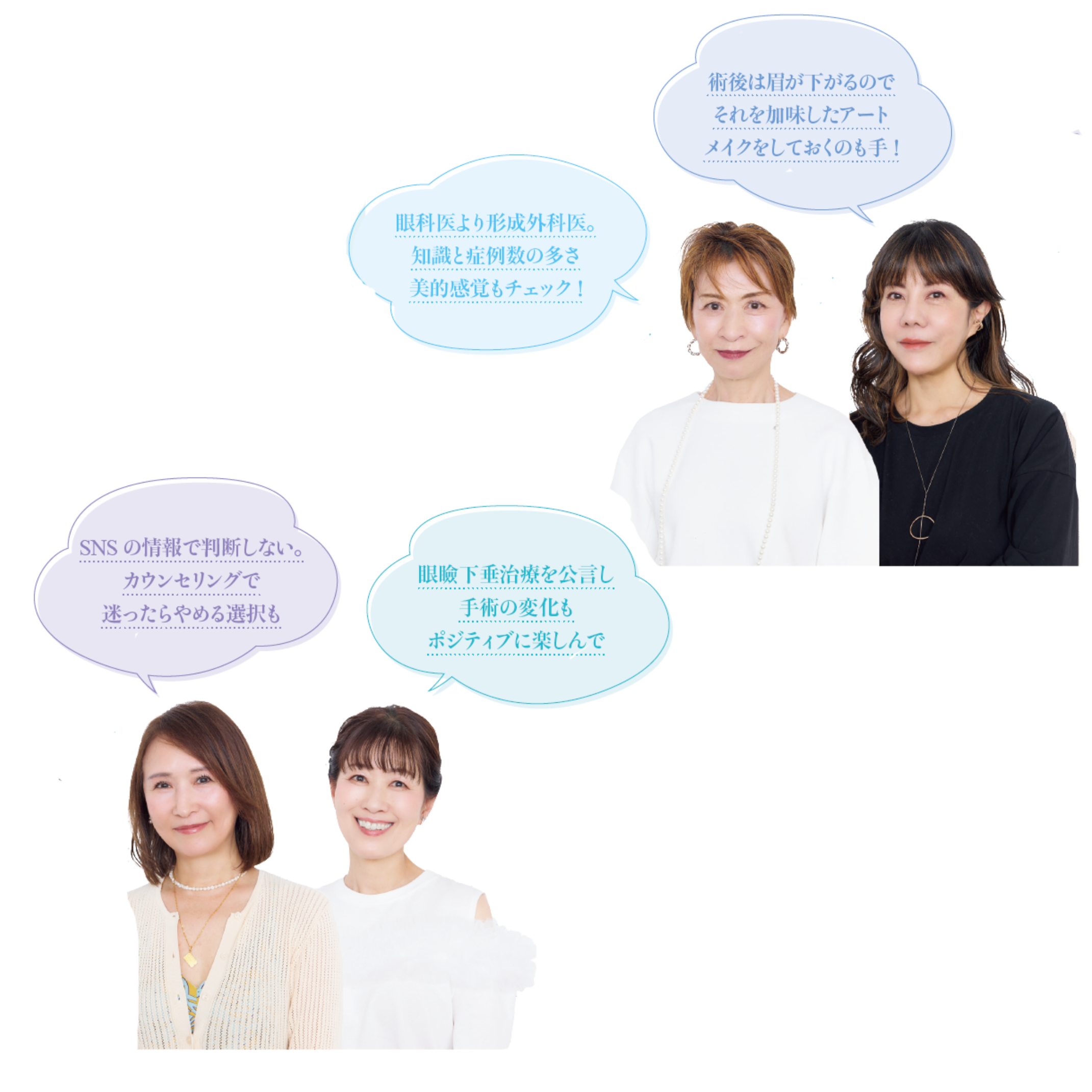 眼瞼下垂手術体験者の声