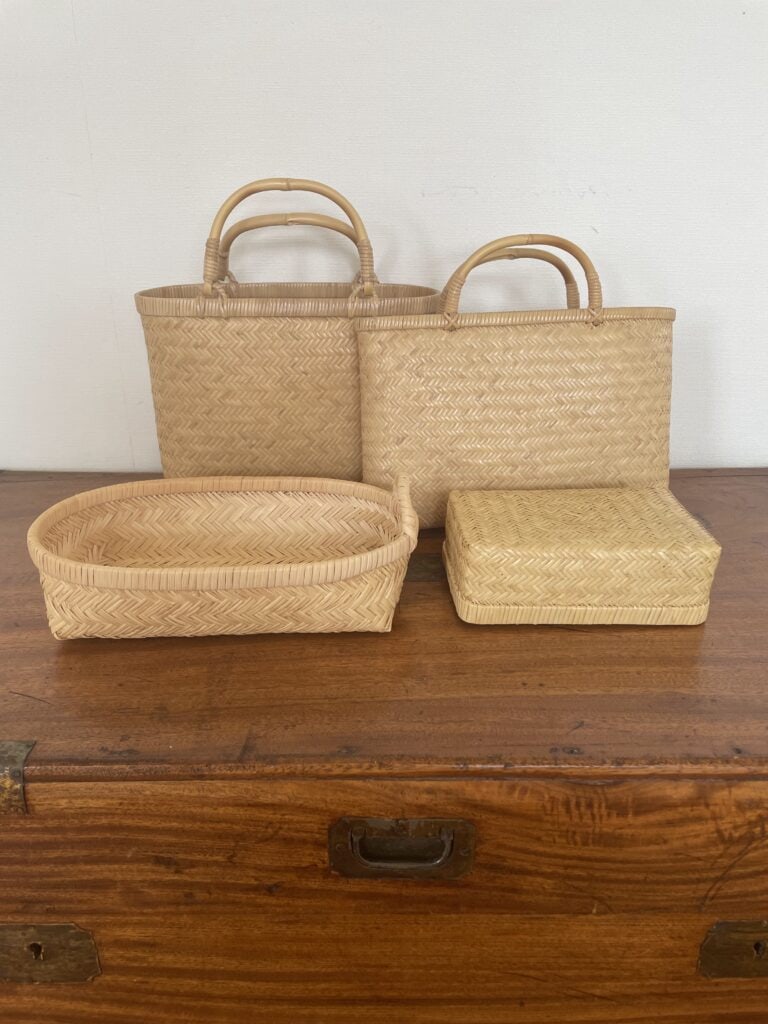 すず竹職人・柴田恵さんが作ったすず竹細工