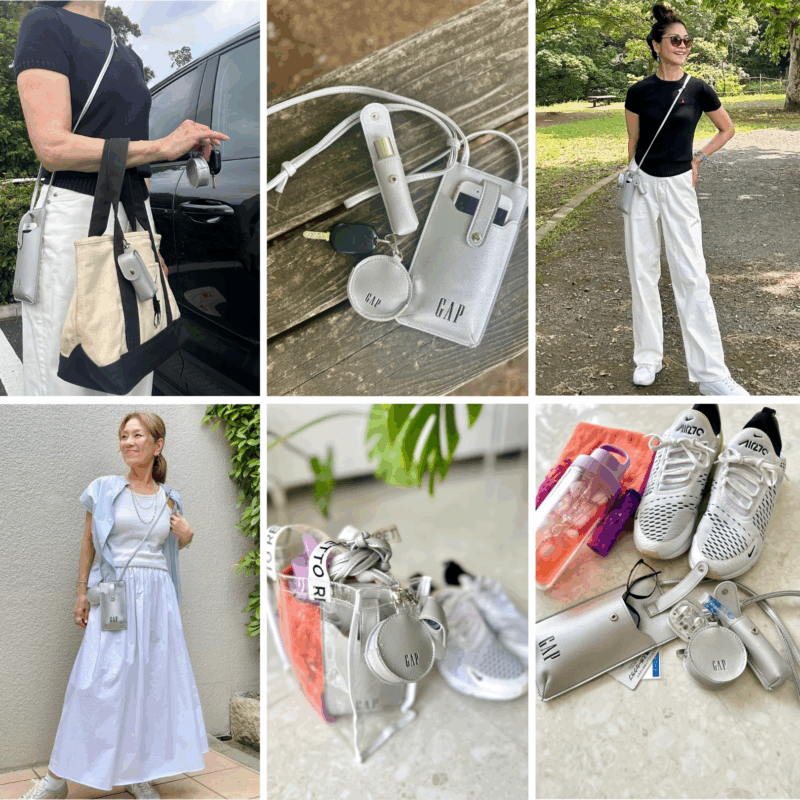 【付録レビュー】夏のおしゃれを格上げ！「ミニポーチつきスマホショルダーバッグ」で着こなしを涼やかに！車のお出かけやジムでも大活躍の活用法をご紹介！