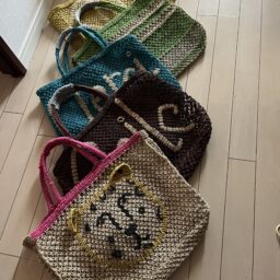 アフリカ産のサイザルバッグ