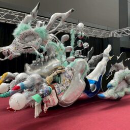 G-DRAGON展示会バイクの展示