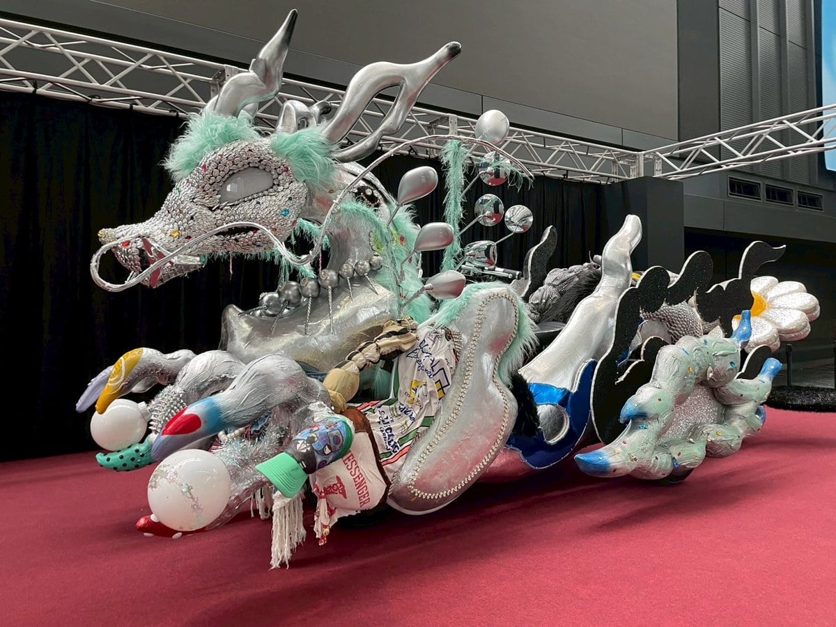 G-DRAGON展示会バイクの展示
